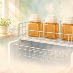 Hegen哺乳瓶は食洗機対応?PPSU・四角ボトルの特徴と注意点 食器洗い機のカゴにのった四角型の哺乳瓶